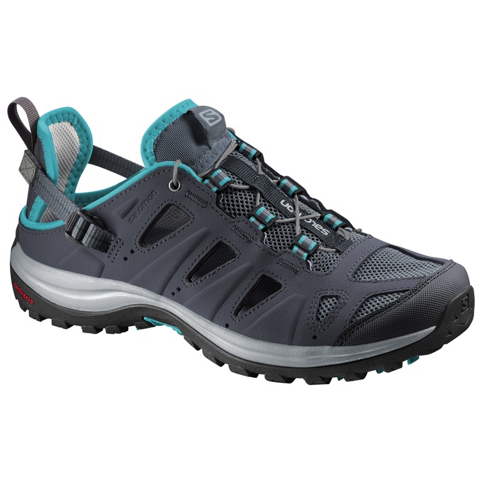 Salomon Singapore Womens Water Shoe - ELLIPSE CABRIO Dark Grey | 59487-APIX